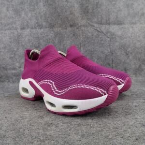 Yhoon Shoes Womens 10 Sneakers Walking Comfort Knit Slip On Casual Air Cushion
